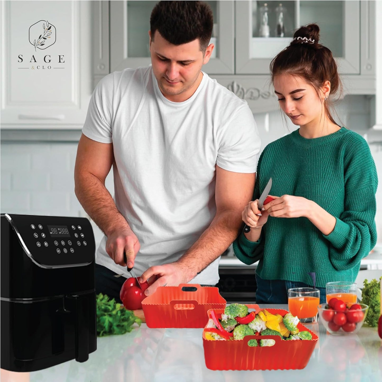 Sage & Clo Air Fryer Accessories Kit