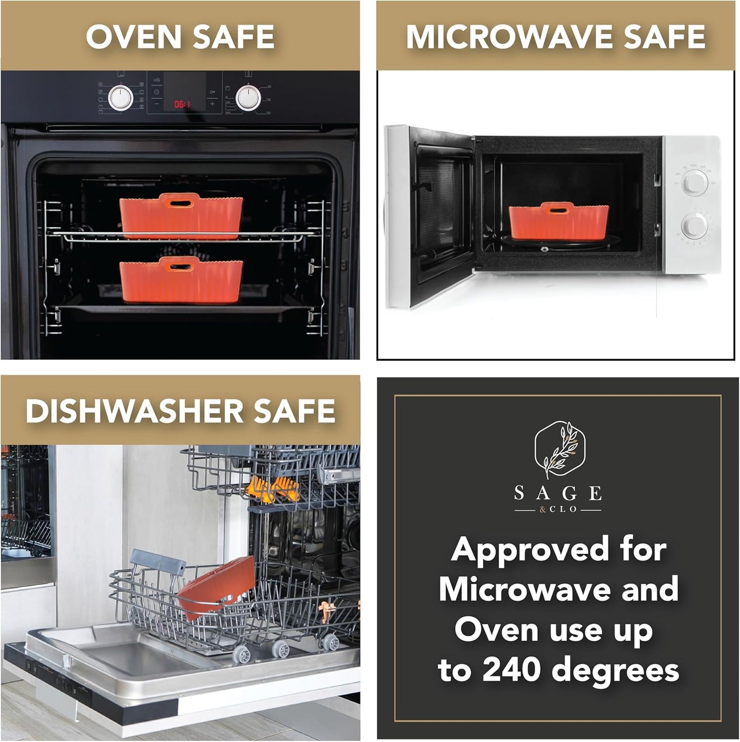 Sage & Clo Air Fryer Accessories Kit